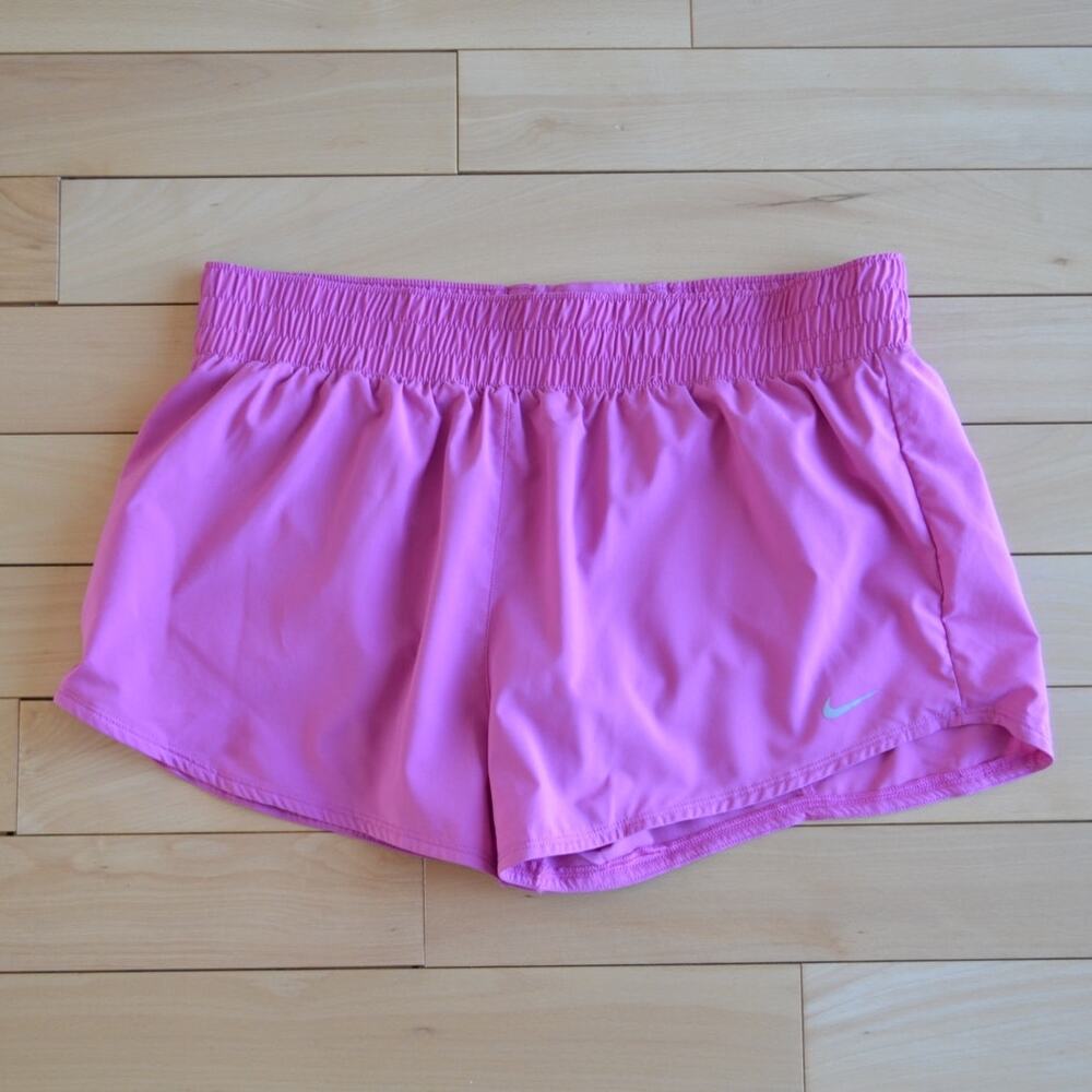 Nike Dri-Fit Athletic Workout Running Shorts Pink Size XL